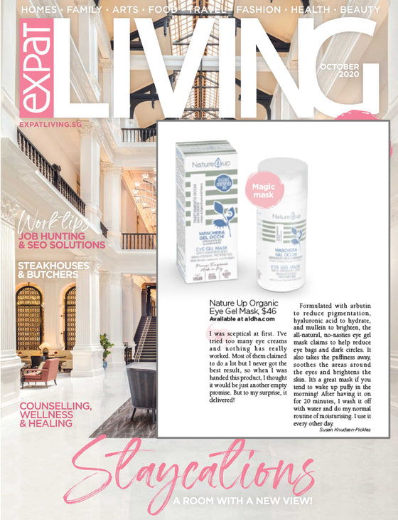 Expat Living Tried & Tested: Nature Up Organic Eye Gel Mask